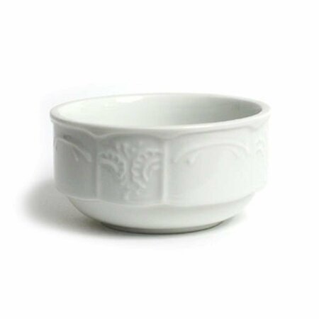 TUXTON CHINA Chicago 3.38 in. Bouillon - Porcelain White - 3 Dozen CHB-070